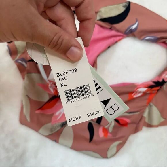 Bikini Lab Floral High Waisted Bikini Bottoms Size XL NWT - Picture 6 of 8